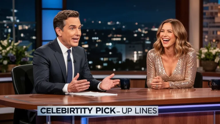 Celebrity Pick Up Lines