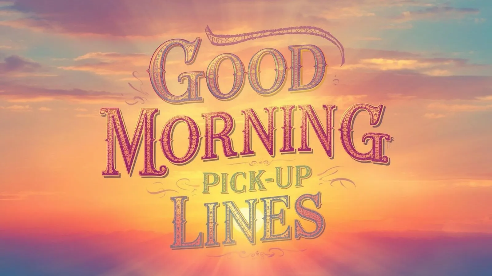 Good Morning Pick Up Lines