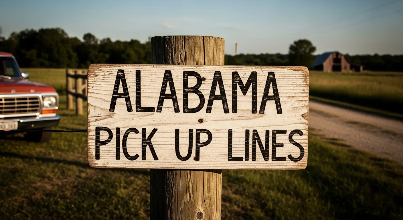 Alabama Pick Up Lines