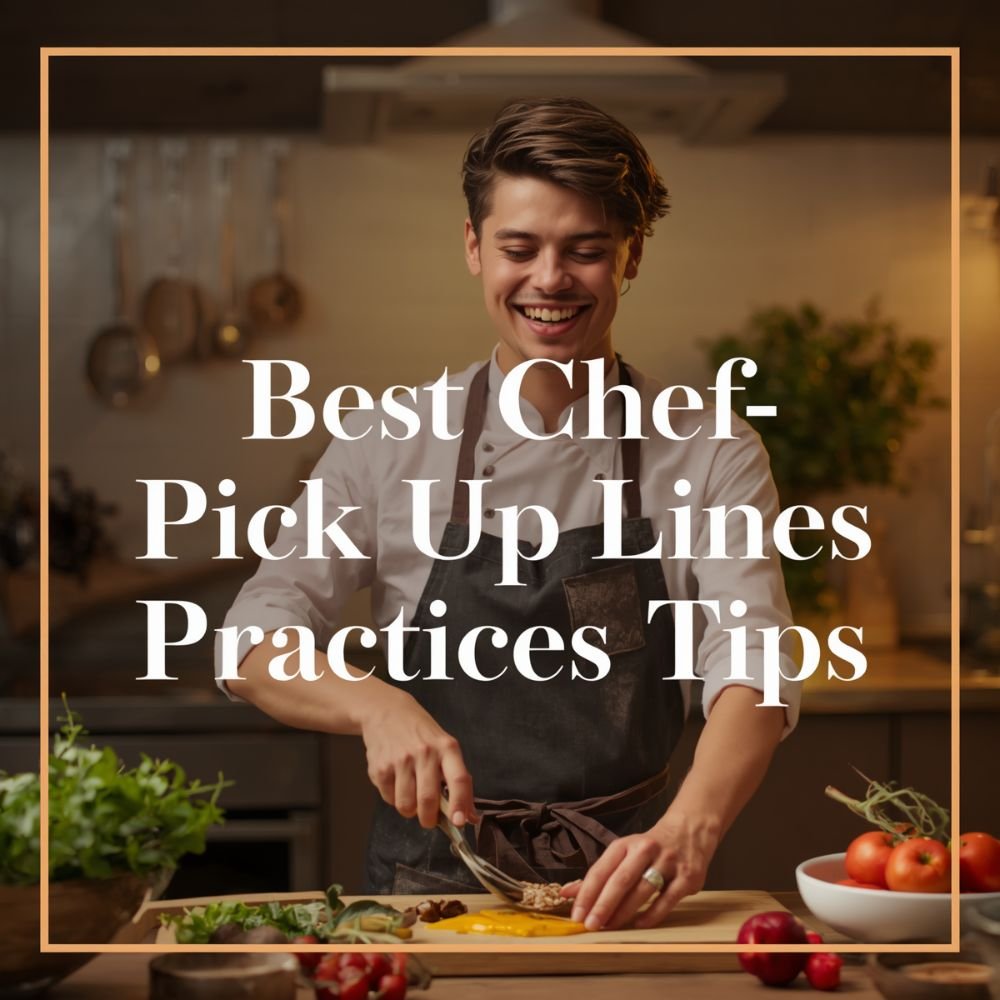 Best Chef Pick Up Lines Practices Tips
