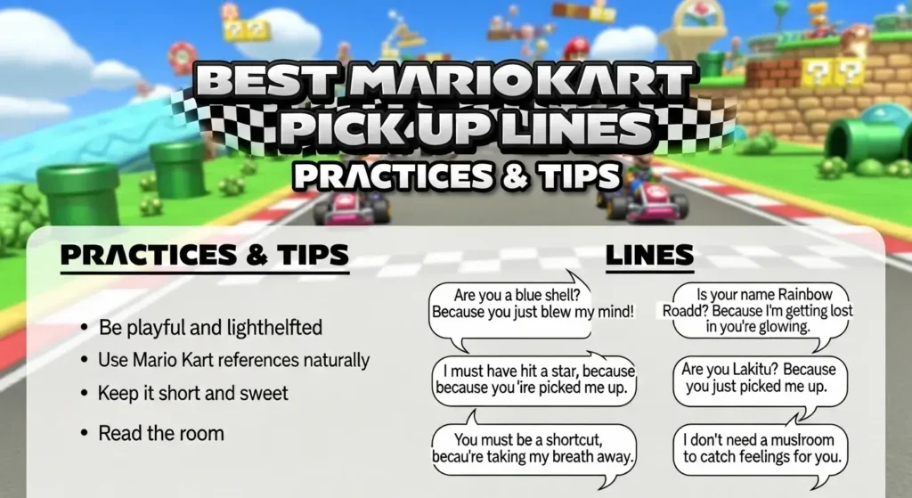 Best Mario Kart Pick Up Lines Practices & Tips