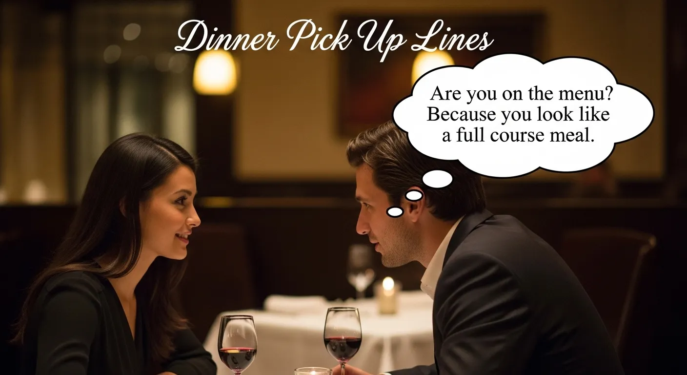 Dinner Pick Up Lines