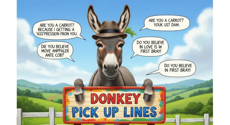 Donkey Pick Up Lines