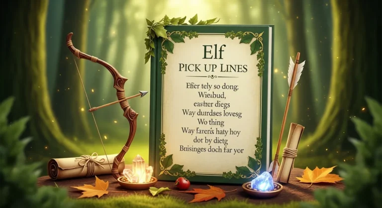 Elf Pick Up Lines