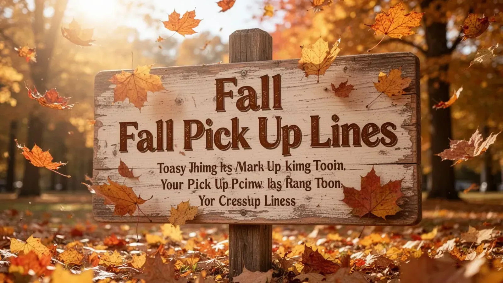Fall Pick Up Lines