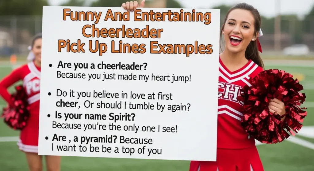 Funny And Entertaining Cheerleader Pick Up Lines Examples