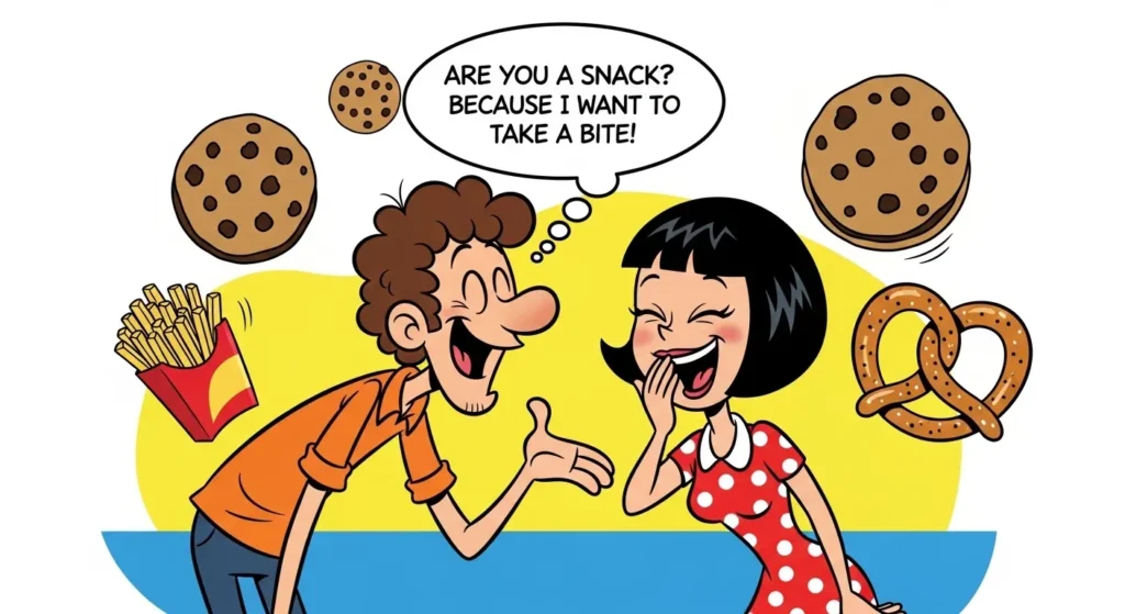 Funny And Entertaining Looking Like a Snack Pick Up Lines Examples