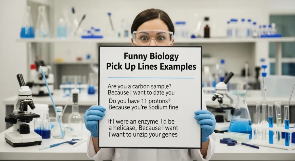 Funny Biology Pick Up Lines Examples