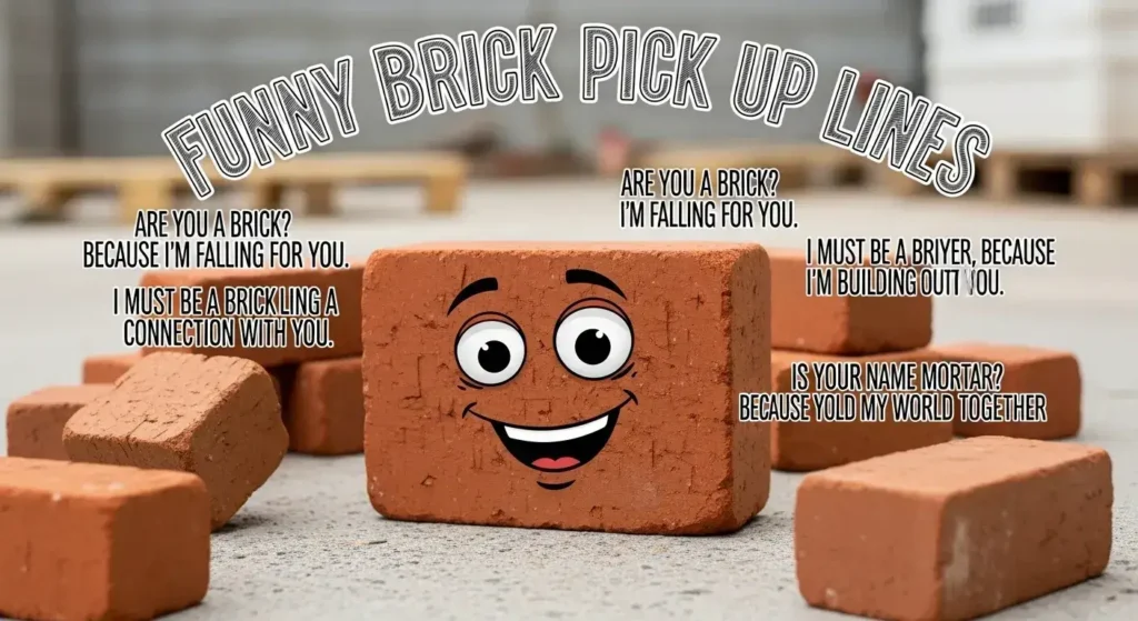 Funny Brick Pick Up Lines
