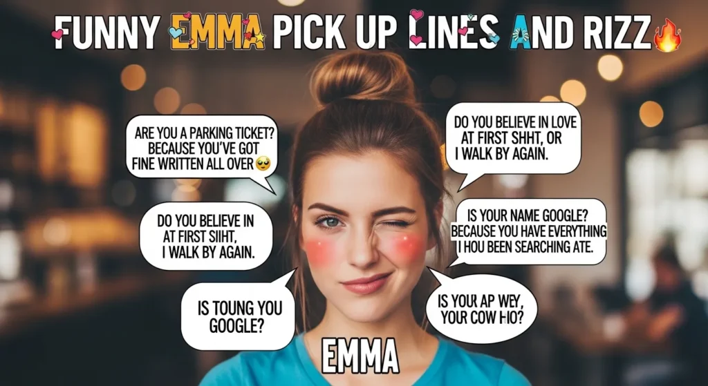 Funny Emma Pick Up Lines And Rizz