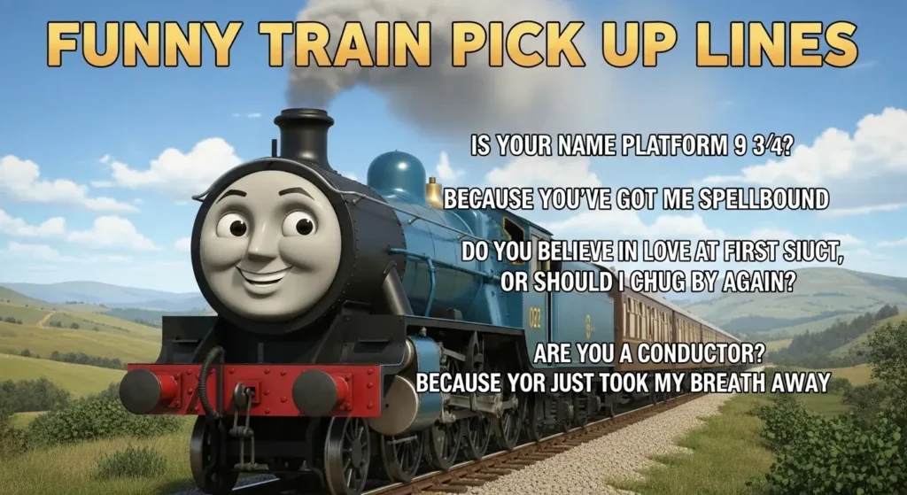 Funny Train Pick Up Lines