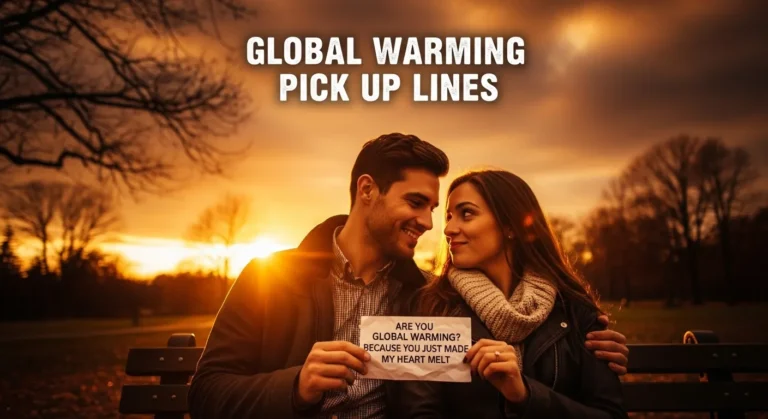 Global Warming Pick Up Lines