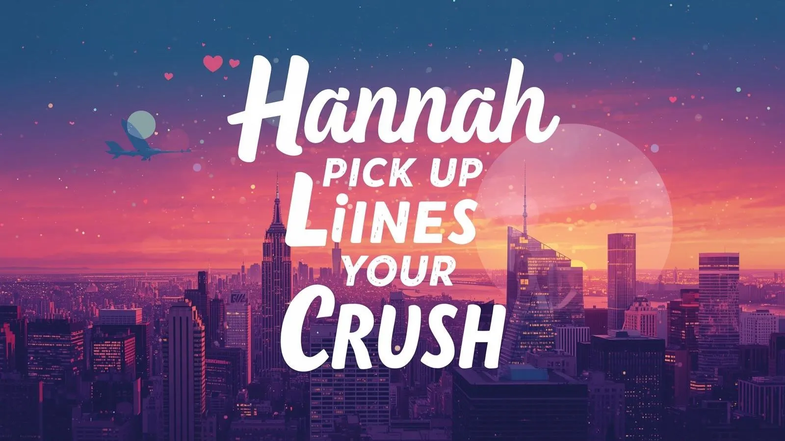 Hannah Pick Up Lines
