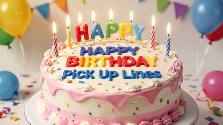 Happy Birthday Pick Up Lines