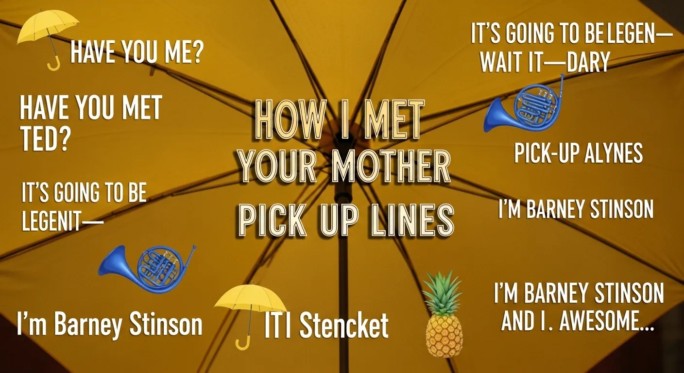How I Met Your Mother Pick Up Lines