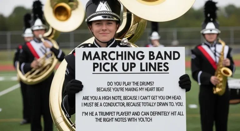 Marching Band Pick Up Lines