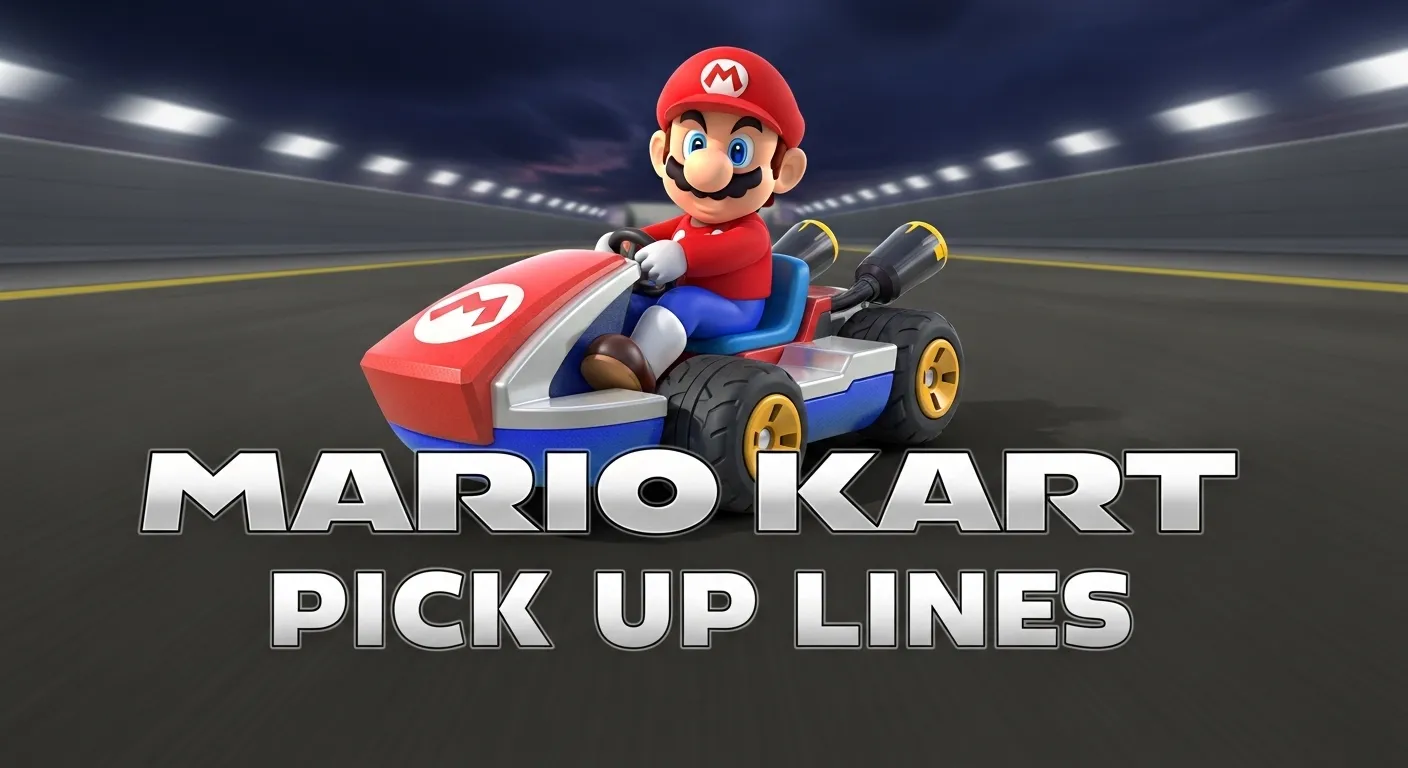 Mario Kart Pick Up Lines
