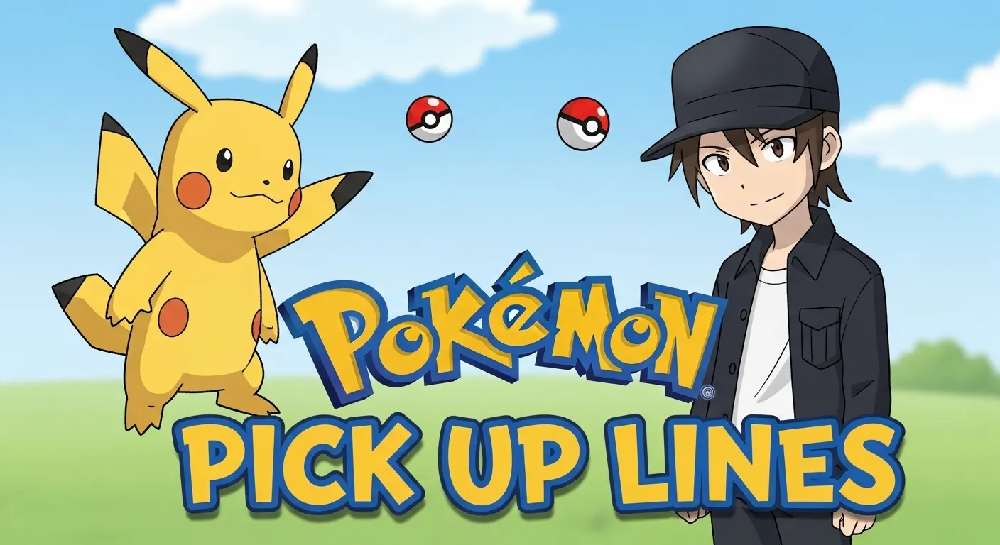 Pokemon Pick Up Lines