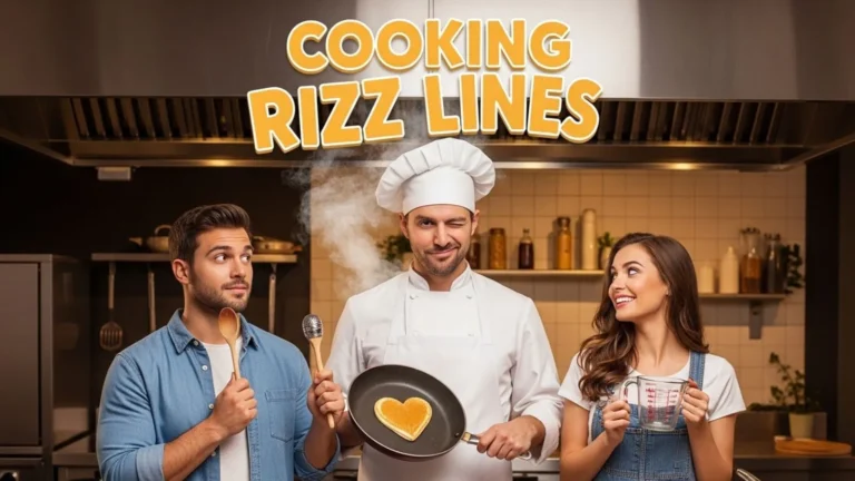 Cooking rizz lines