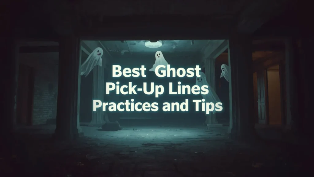 Best Ghost Pick Up Lines Practices And Tips