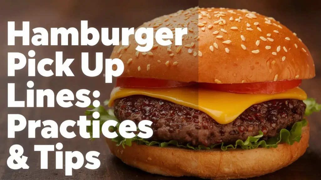Best Hamburger Pick Up Lines Practices & Tips