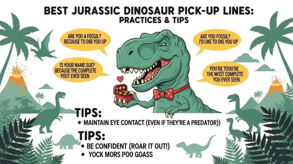 Best Jurassic Dinosaur Pick Up Lines Practices And Tips