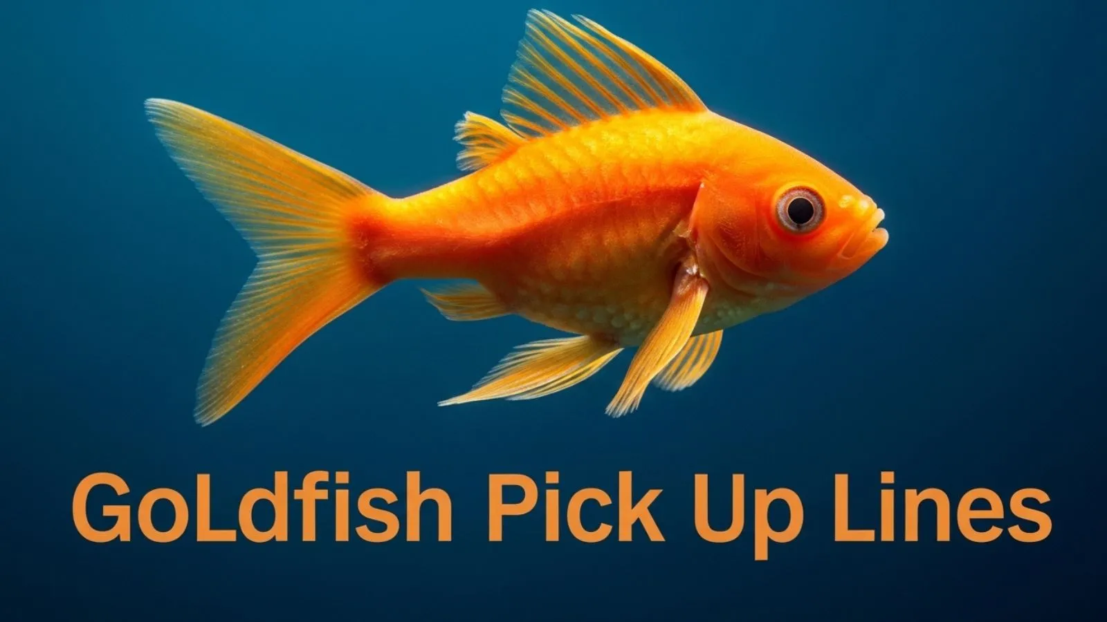 Goldfish Pick Up Lines