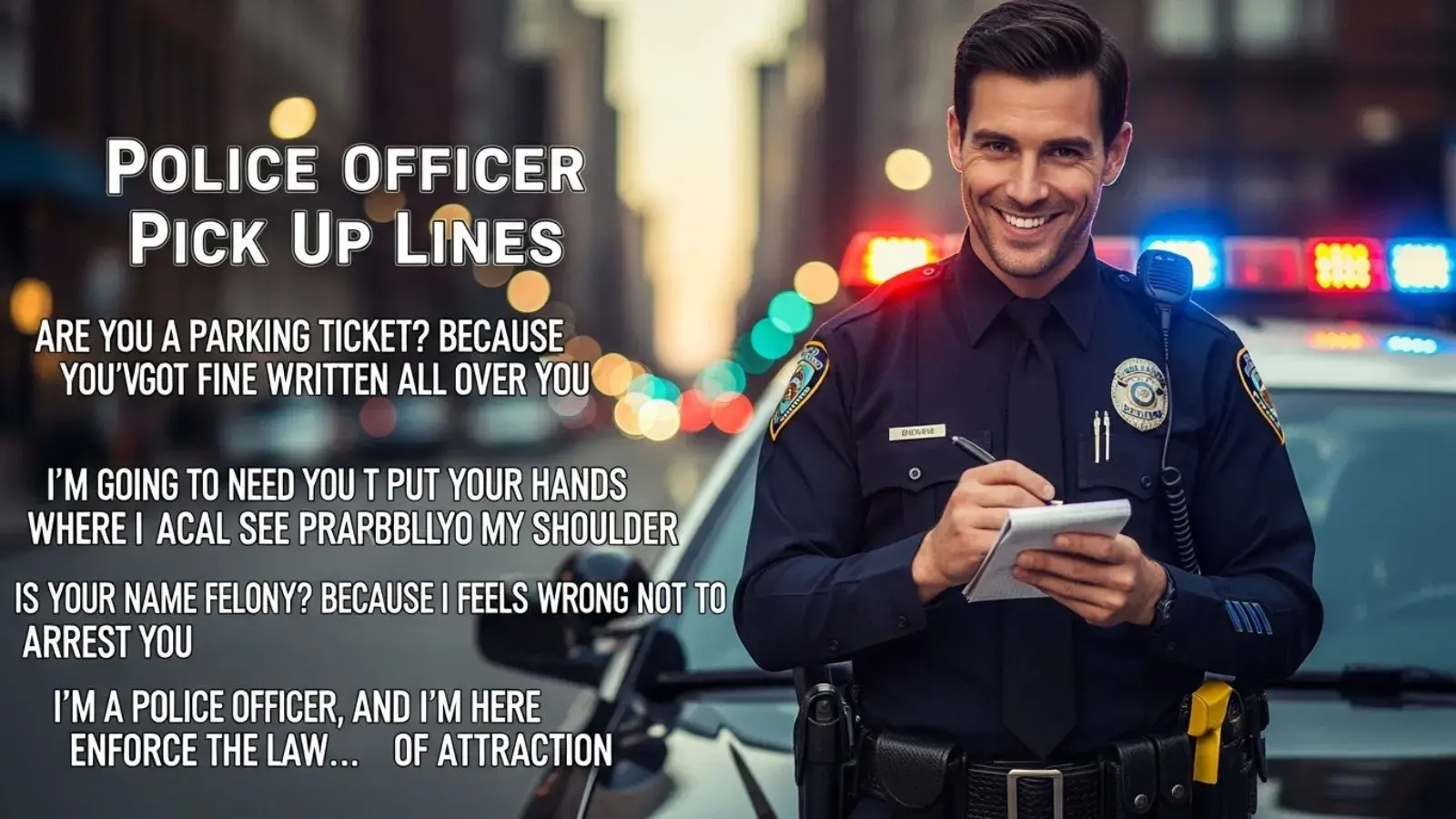 Police Officer Pick Up Lines