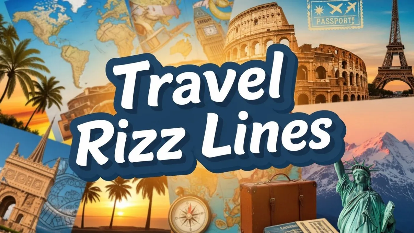Travel rizz lines