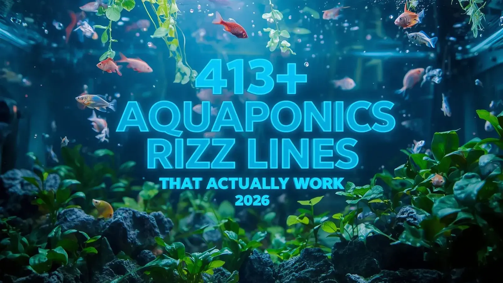 Aquaponics rizz lines