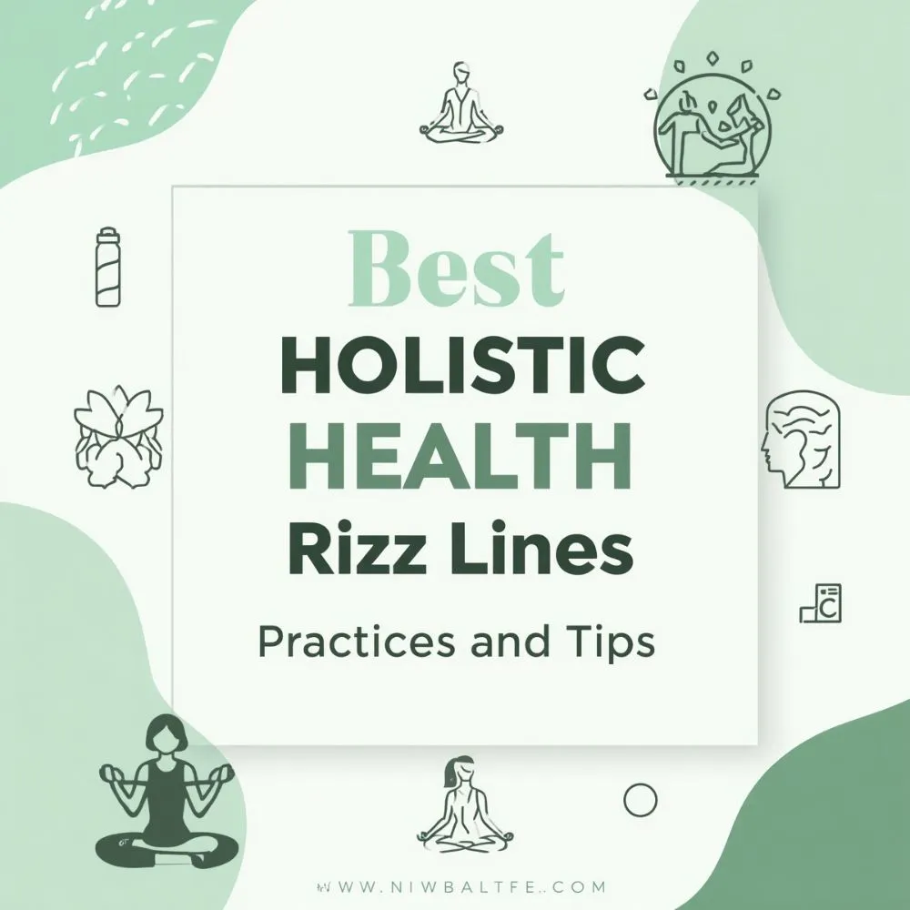 Best Holistic Health Rizz Lines Practices and Tips