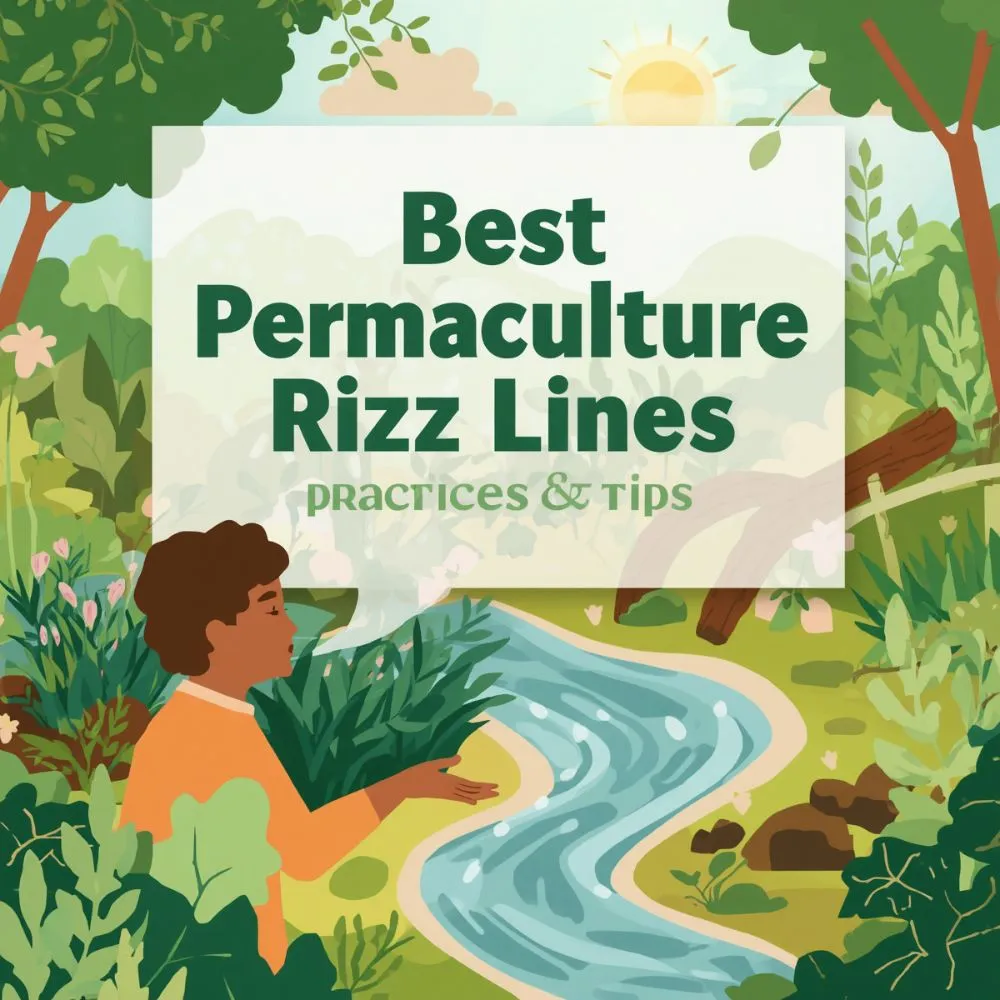 Best Permaculture Rizz Lines Practices and Tips