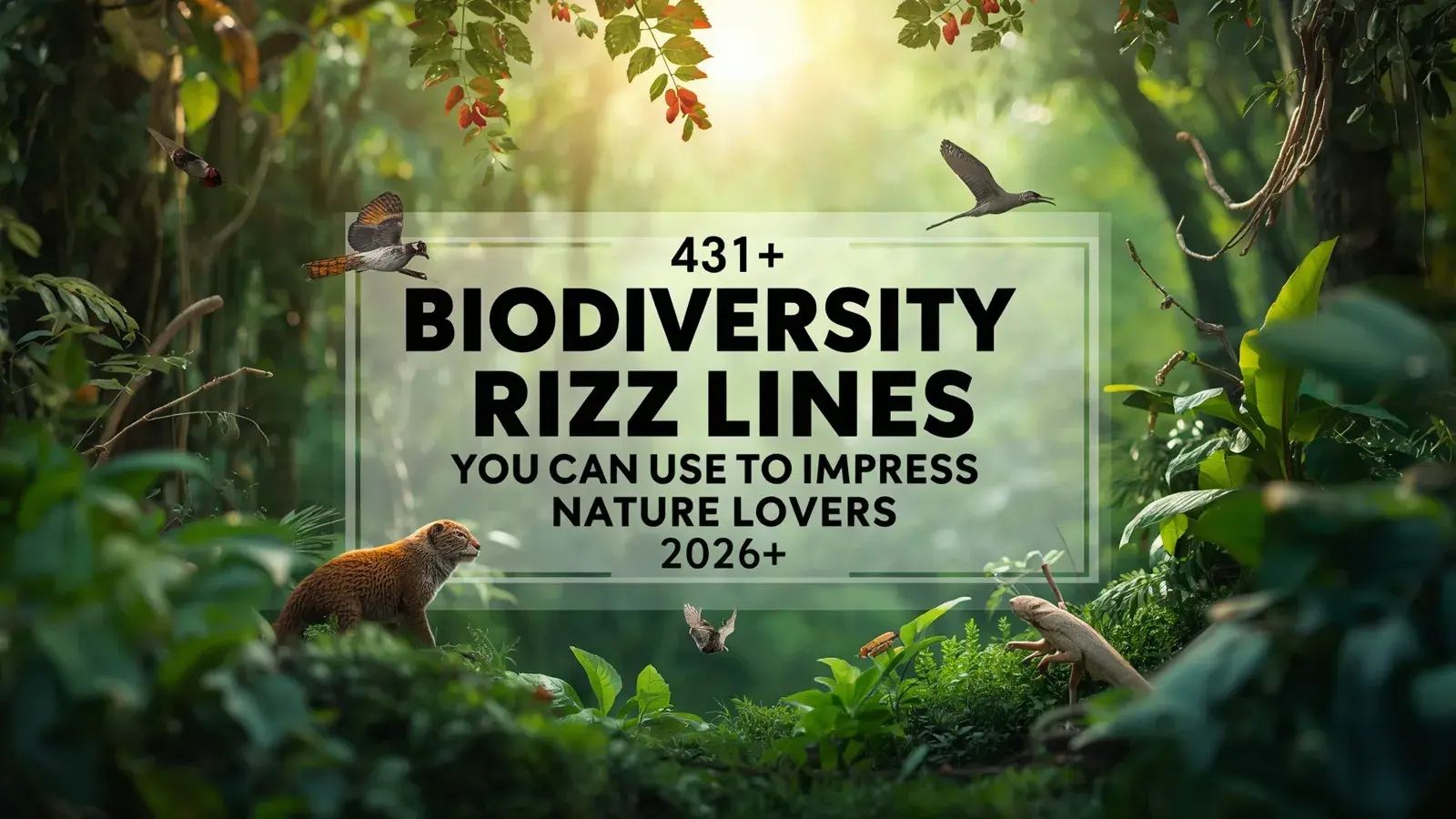 Biodiversity rizz lines