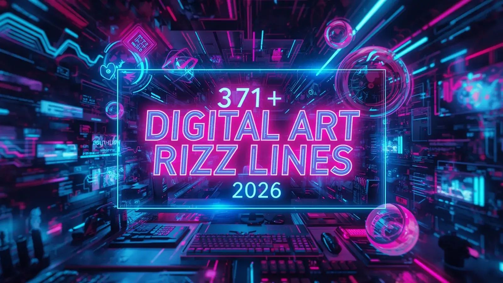 Digital art rizz lines