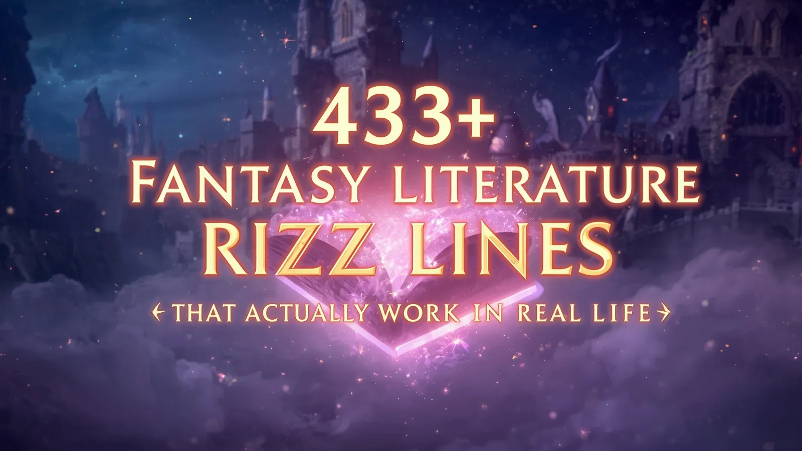 Fantasy literature rizz lines