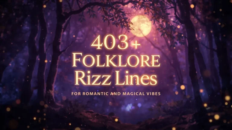 Folklore Rizz Lines