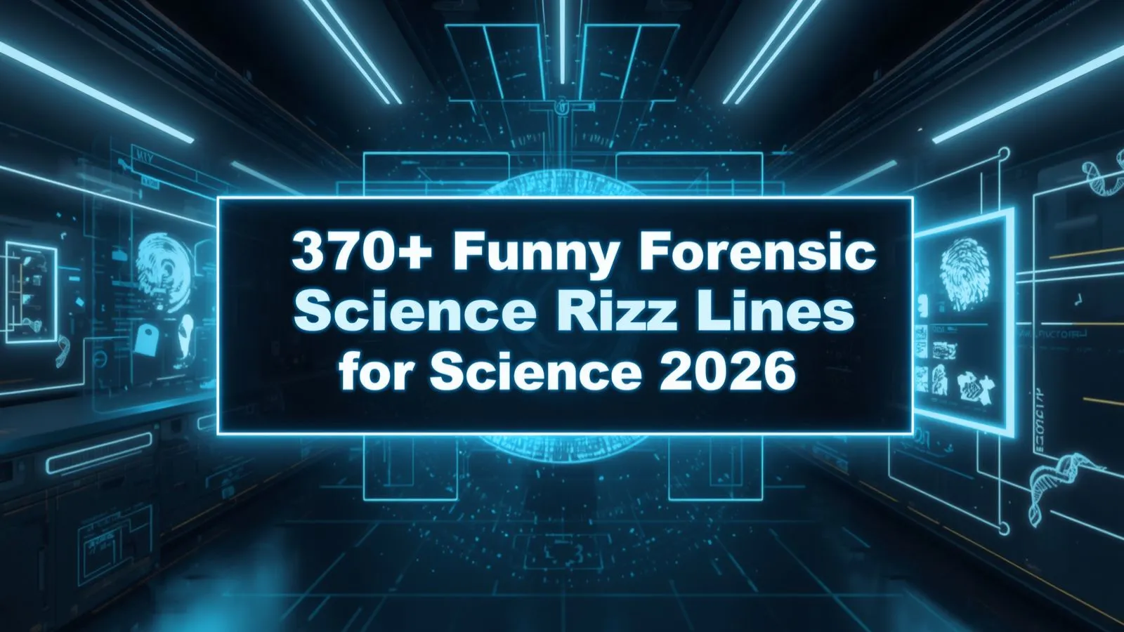 Forensic science rizz lines