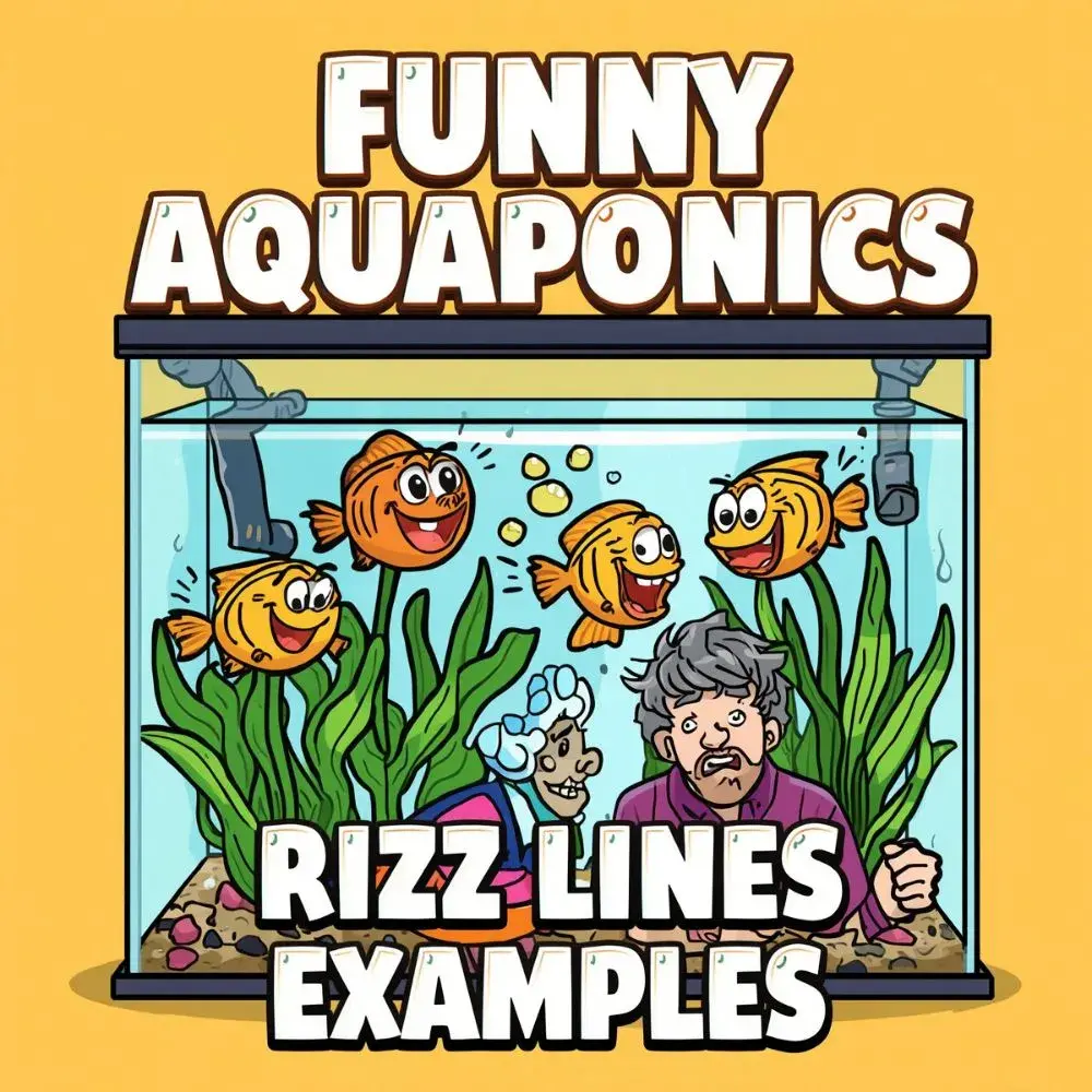Funny Aquaponics Rizz Lines Examples