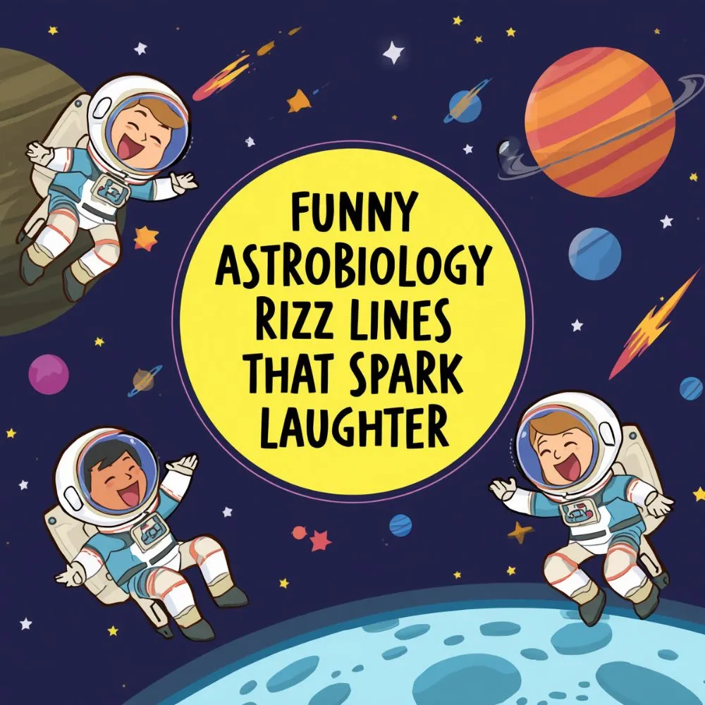 Funny Astrobiology Rizz Lines Examples That Spark Laughter