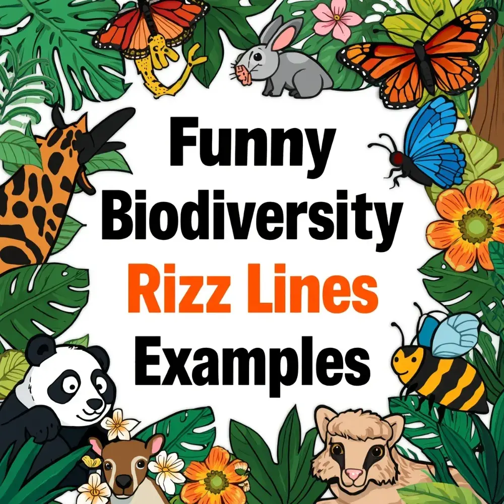 Funny Biodiversity Rizz Lines Examples