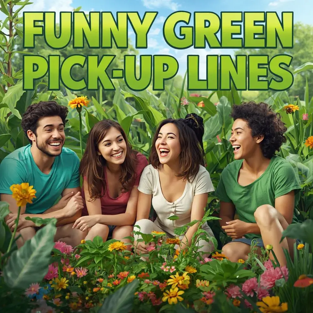 Funny Green Pick Up Lines Examples
