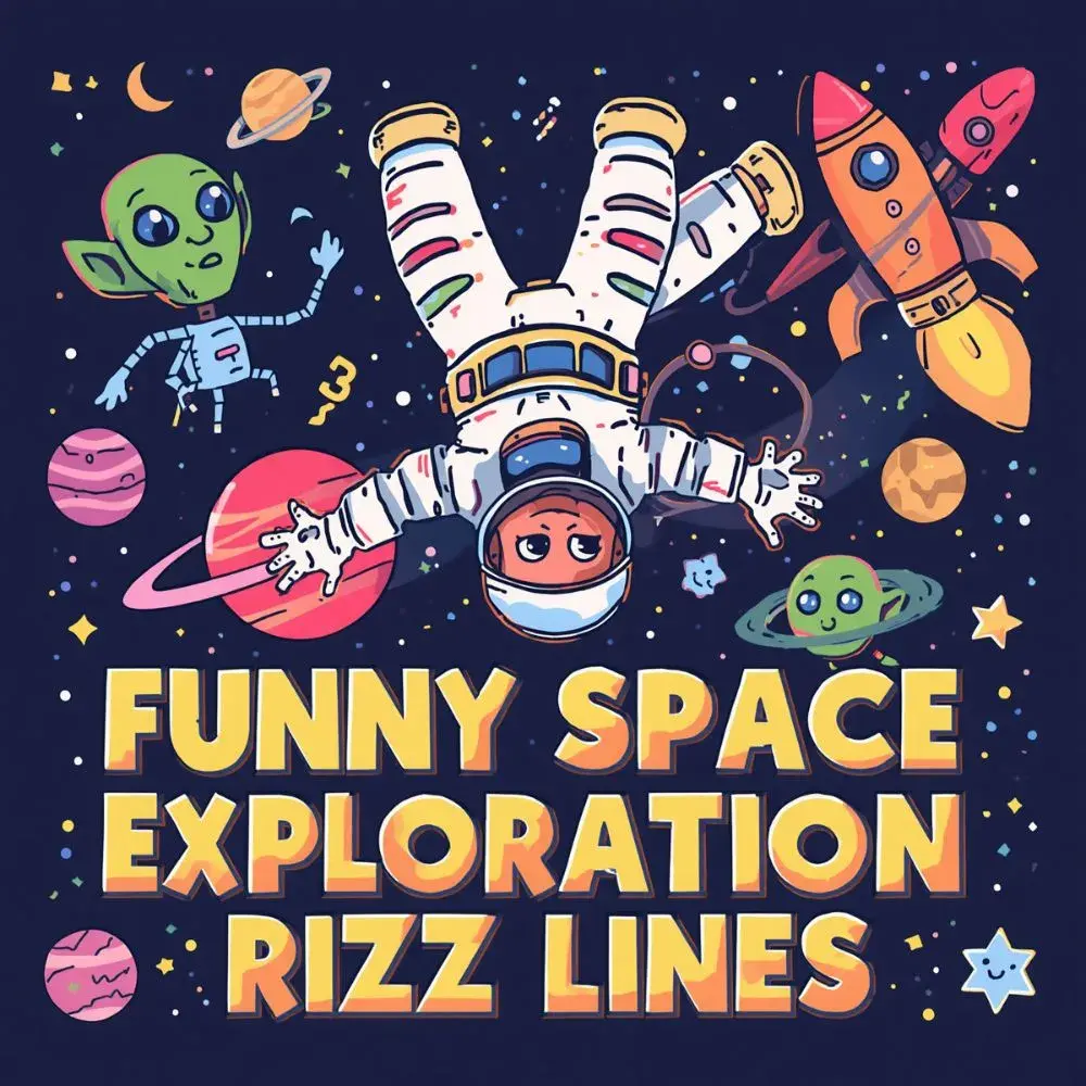 Funny Space Exploration Rizz Lines