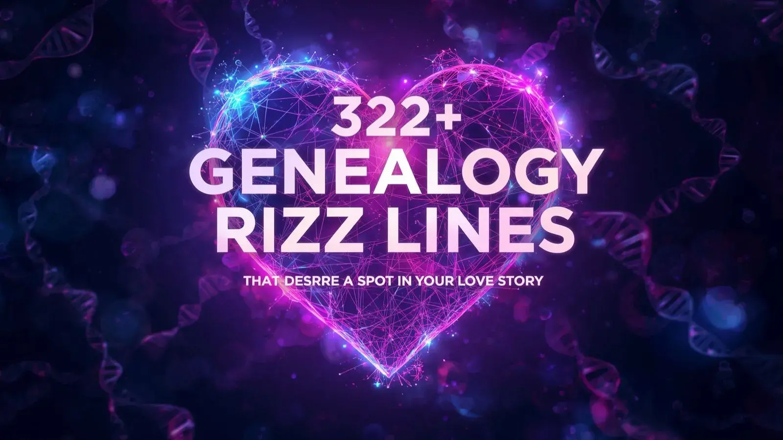322+ Genealogy Rizz Lines Thats a Spot in Your Love Story (2026)