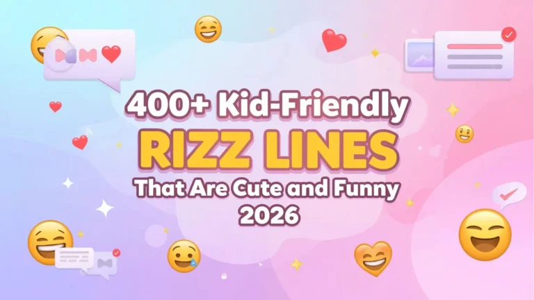 Kid Friendly Rizz Lines