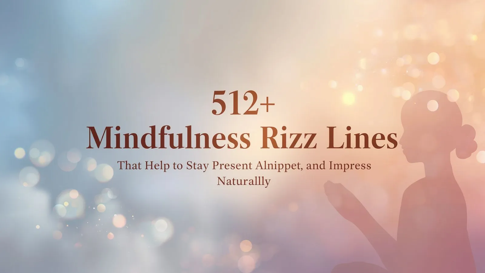 Mindfulness rizz lines