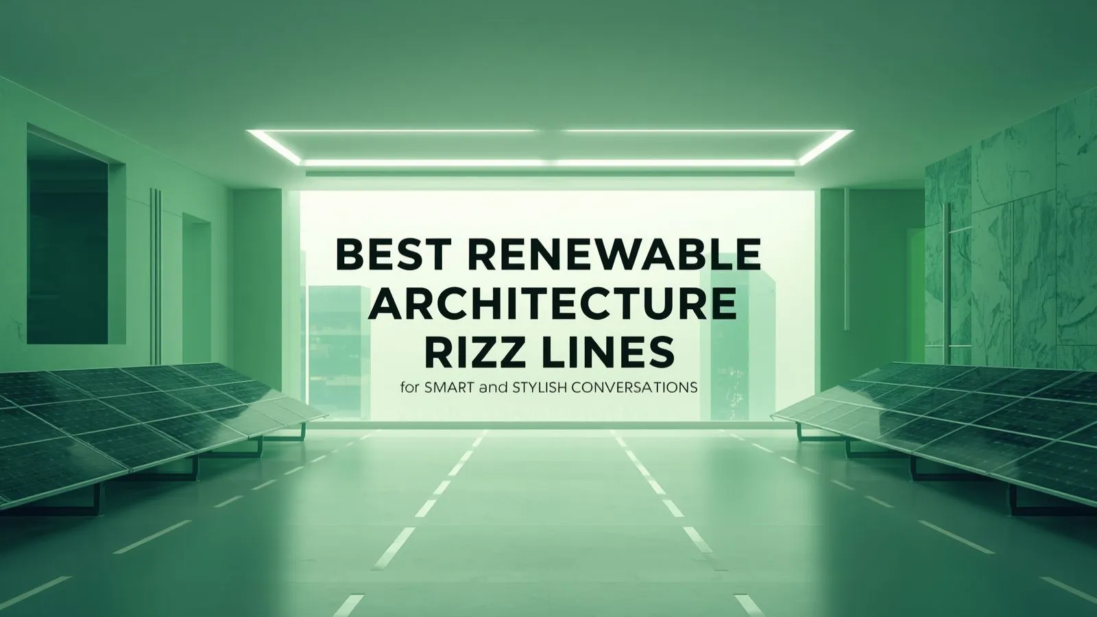 Renewable architecture rizz lines