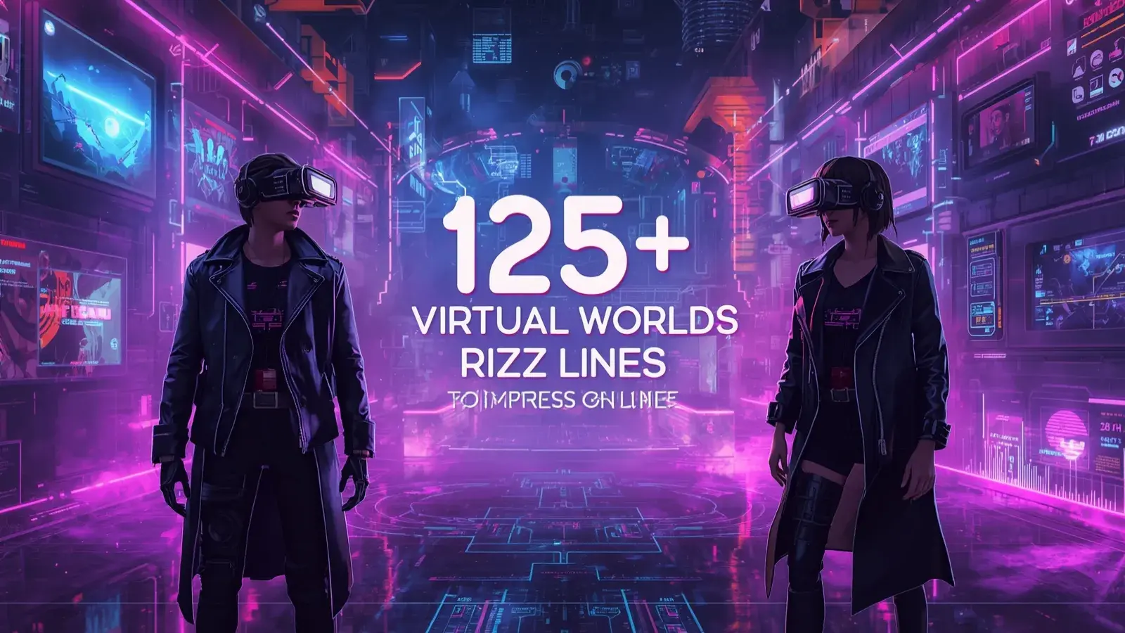 Virtual worlds rizz lines