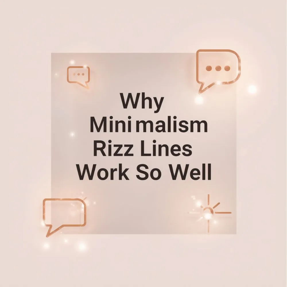 Why Minimalism Rizz Lines Work So Well