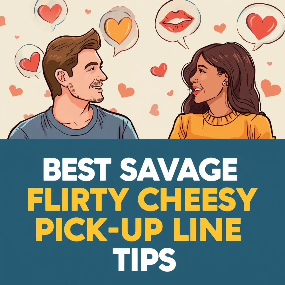 Best Savage Flirty Cheesy Pick Up Line Tips