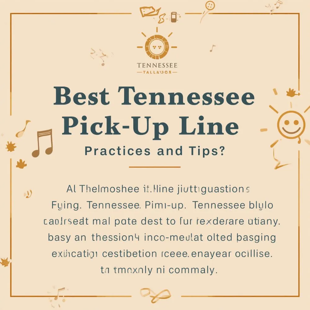 Best Tennessee Pick Up Line Practices and Tips